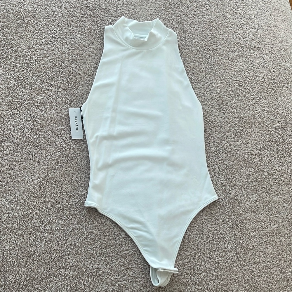 Aritzia mock neck bodysuit
